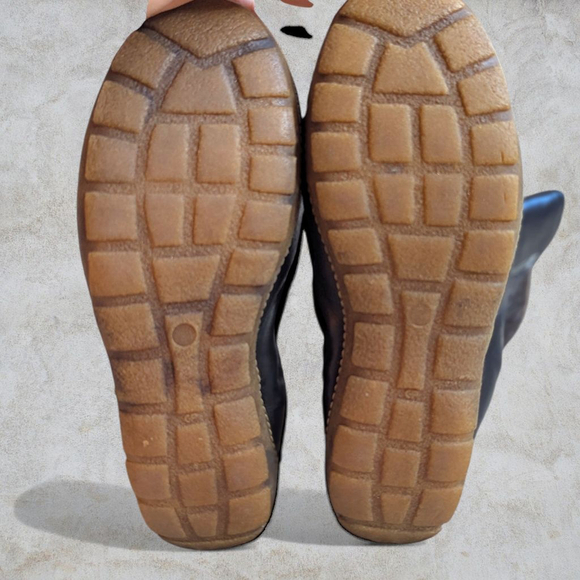 BILODEAU | Leather Winter Ankle Boots With Seal Fur Trim Size 9.5 - Picture 6 of 13